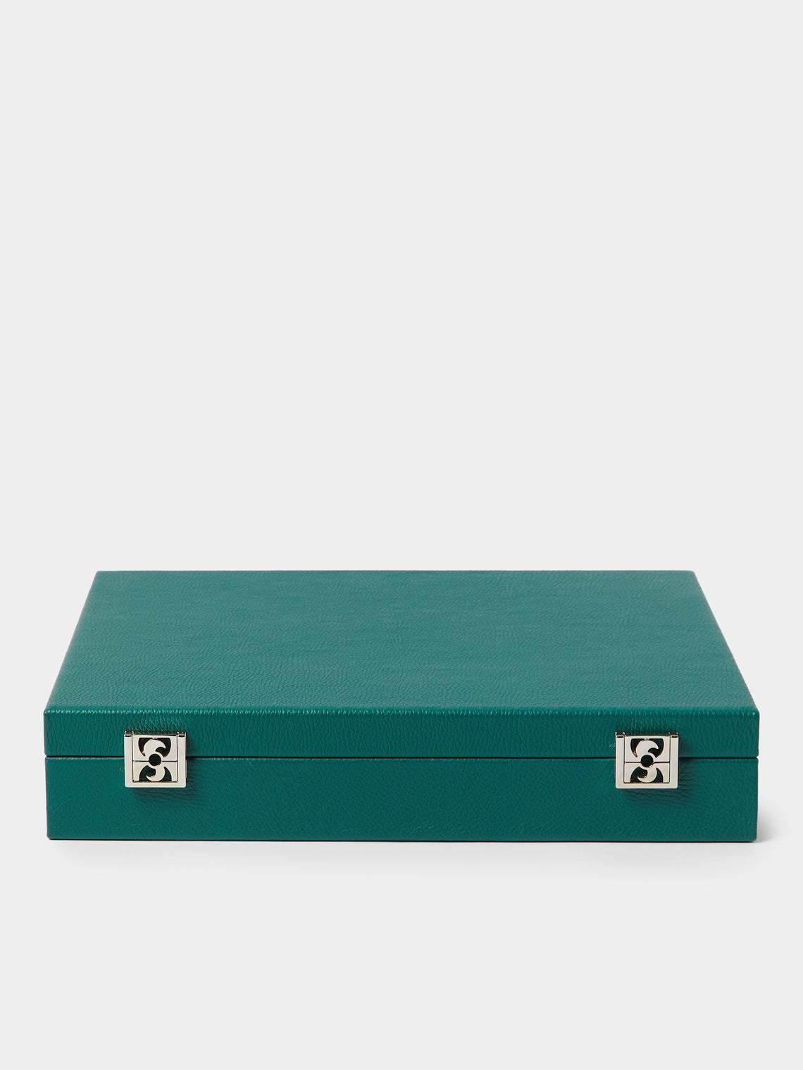 Hector Saxe - Leather Poker Set - Green - ABASK