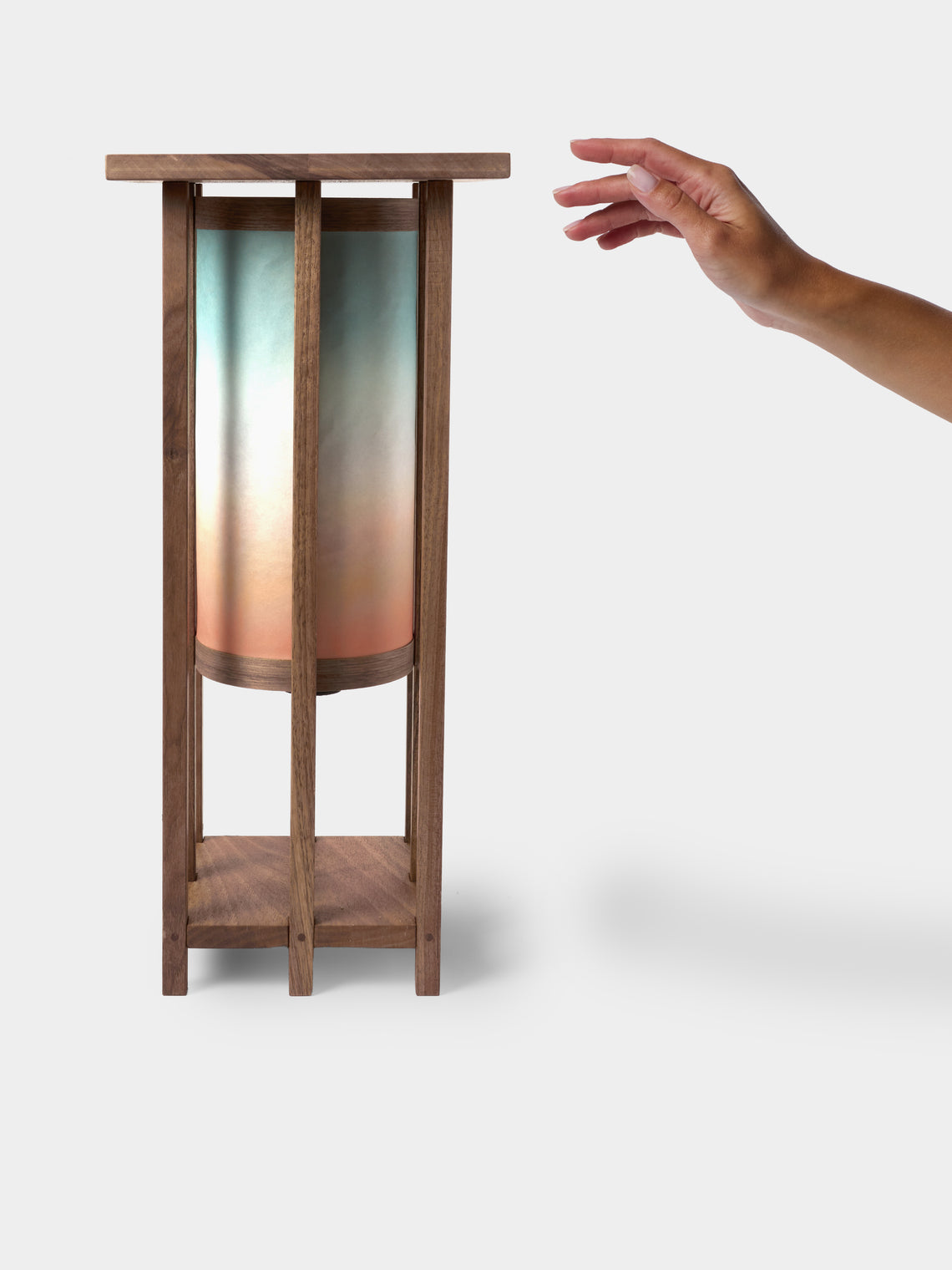 Maxime Prange - Doro Walnut and Washi Paper Table Lamp - Multiple - ABASK