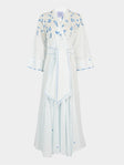 Thierry Colson - The Almudena Cotton Long Dress - White - ABASK - 