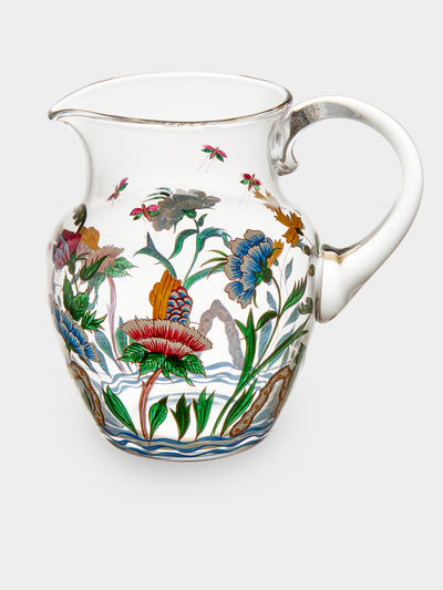 Lobmeyr - Chinese Flowers Hand-Blown Crystal Water Pitcher - Clear - ABASK - 