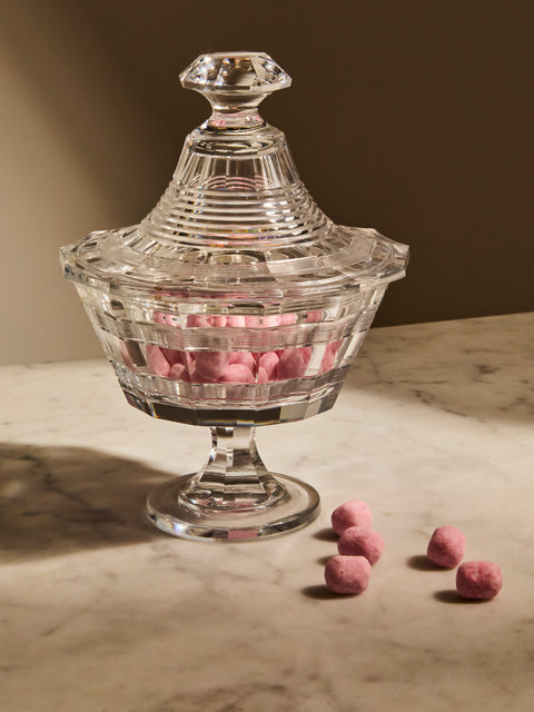 Antique and Vintage - 1950s Crystal Candy Dish - Clear - ABASK