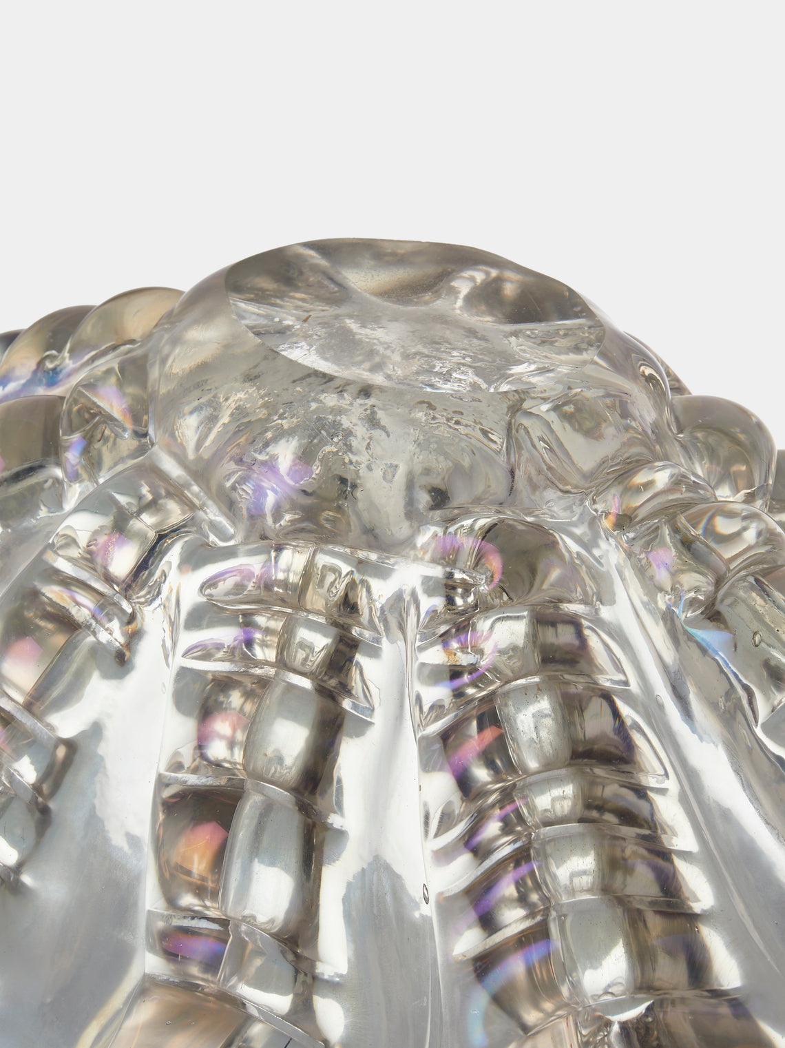 Antique and Vintage - 1970s Barovier & Toso Murano Glass Bowl - Clear - ABASK