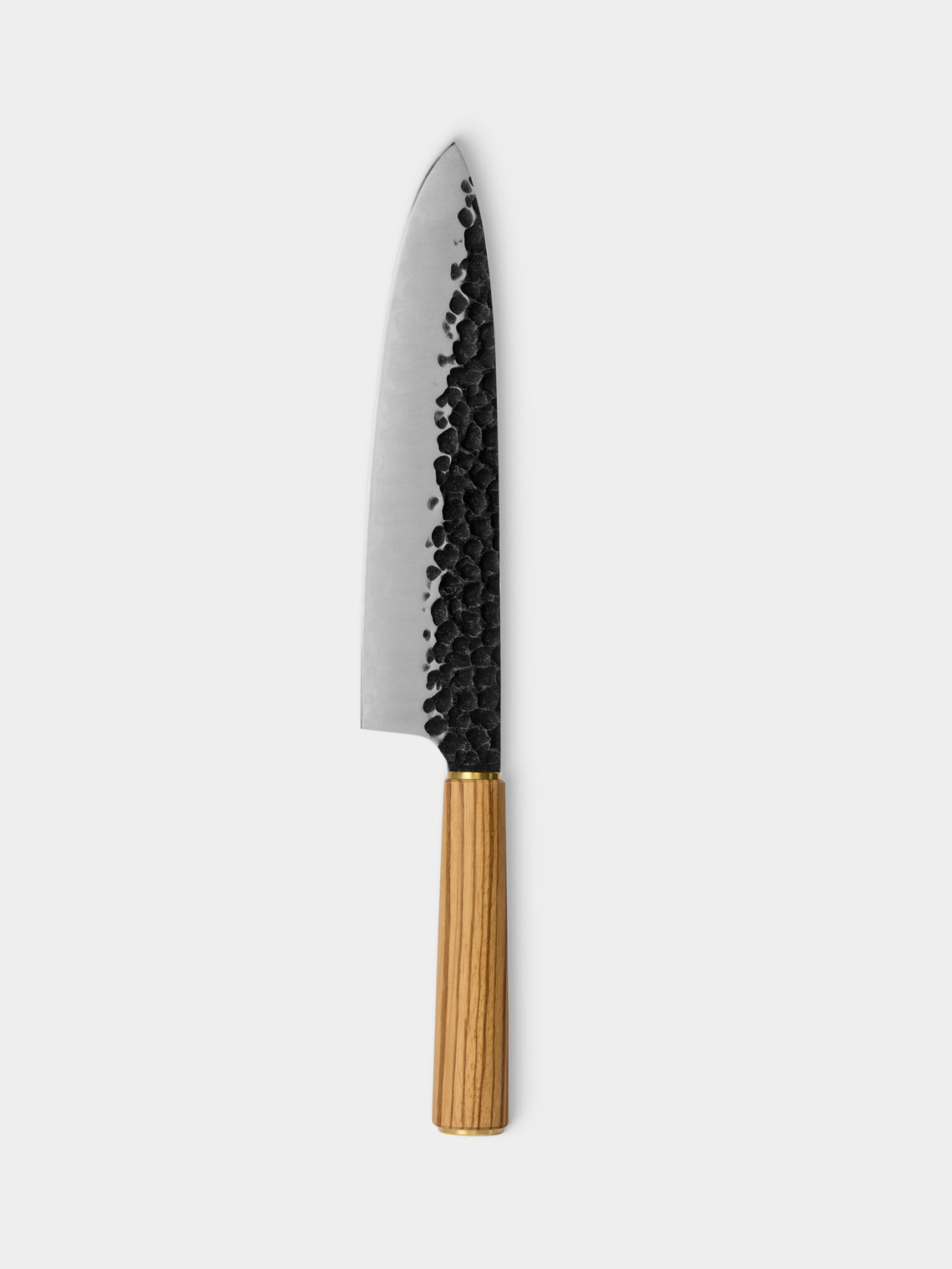 Katto - | Set of 4 | Zebra Wood Kitchen Knives - Brown - ABASK