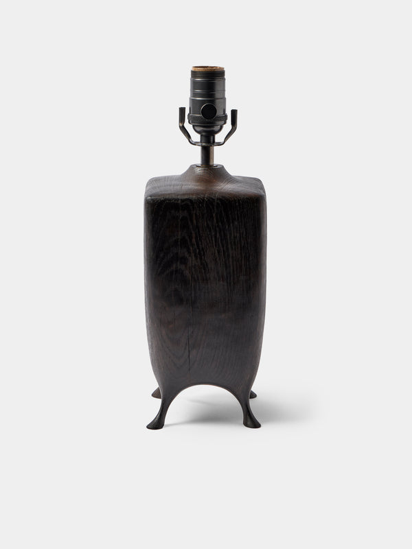 Jamie Gaunt Designs - No. 2 Ebonized Oak Table Lamp - Black - ABASK - 