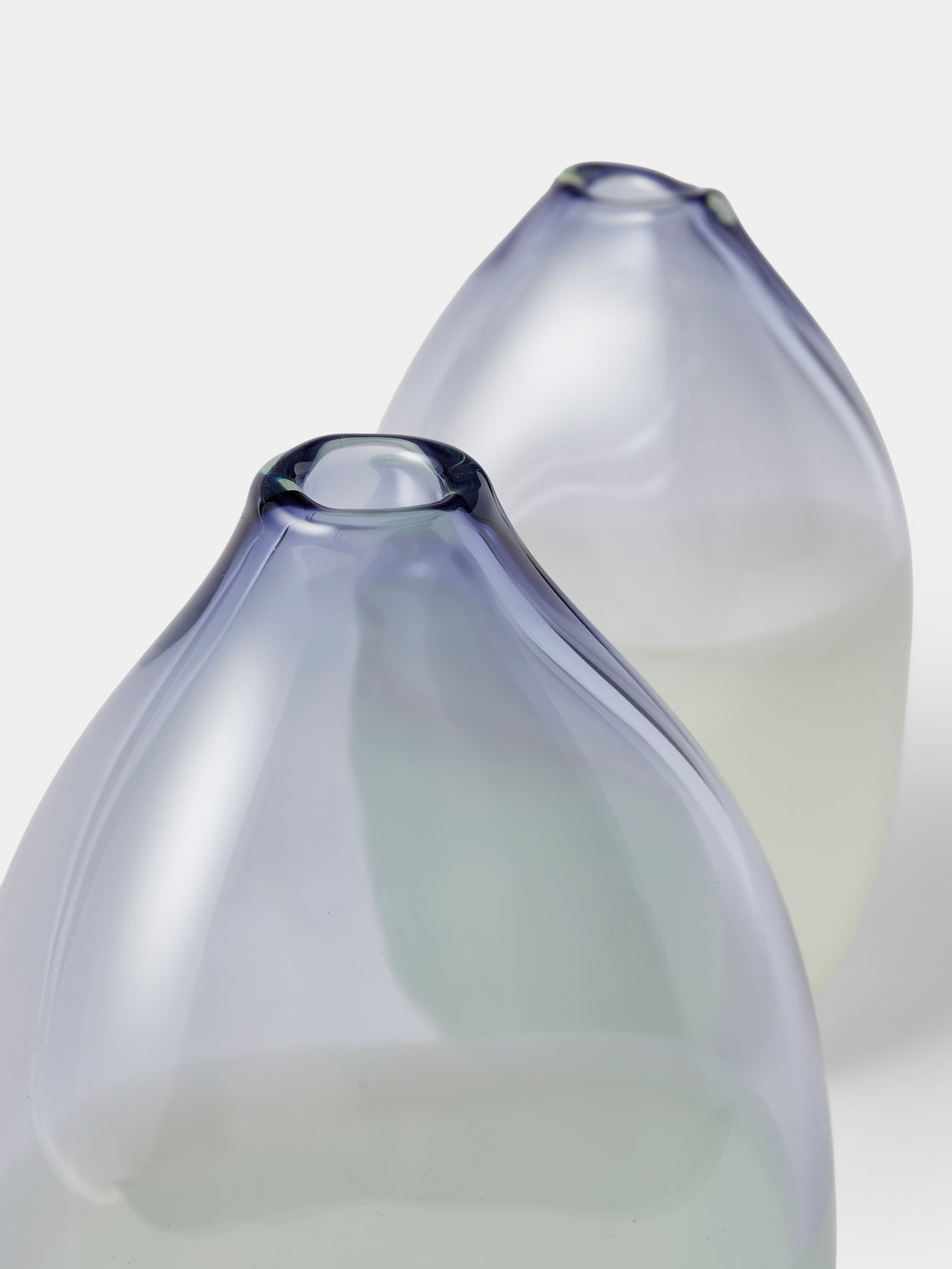 Michèle Oberdieck - | Set of 2 | Ostfriesia Hand-Blown Glass Vessel and Bottle - Multiple - ABASK