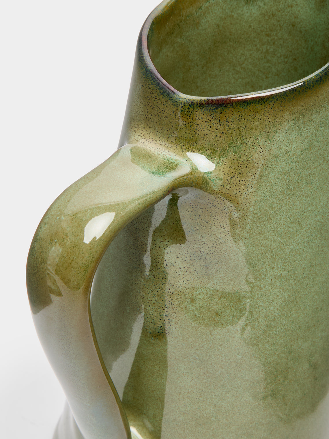 Hand-Glazed Ceramic Extra Large Jug