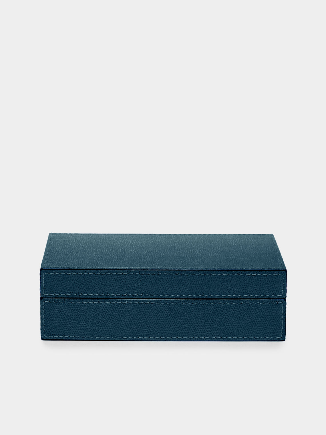 Giobagnara - Leather Playing Cards and Dice Box - Blue - ABASK