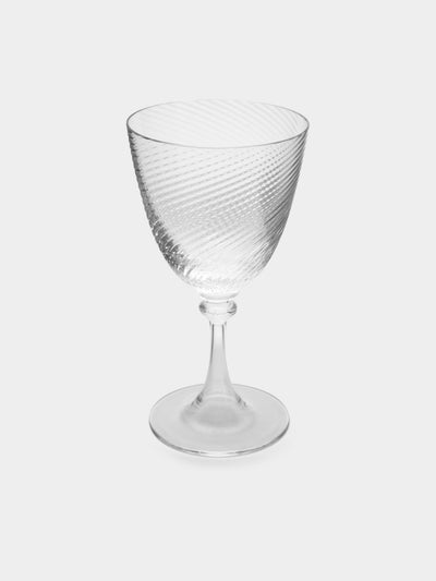 NasonMoretti - Torse Hand-Blown Murano White Wine Glass - Clear - ABASK - 