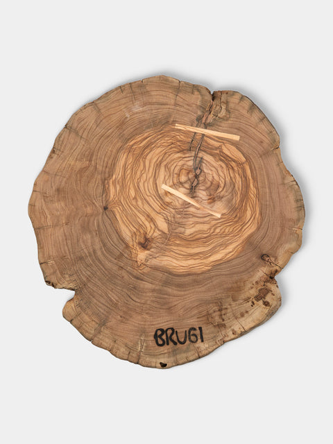 Art Brugi - Hand-Carved Olivewood Cheese Board - Brown - ABASK - 