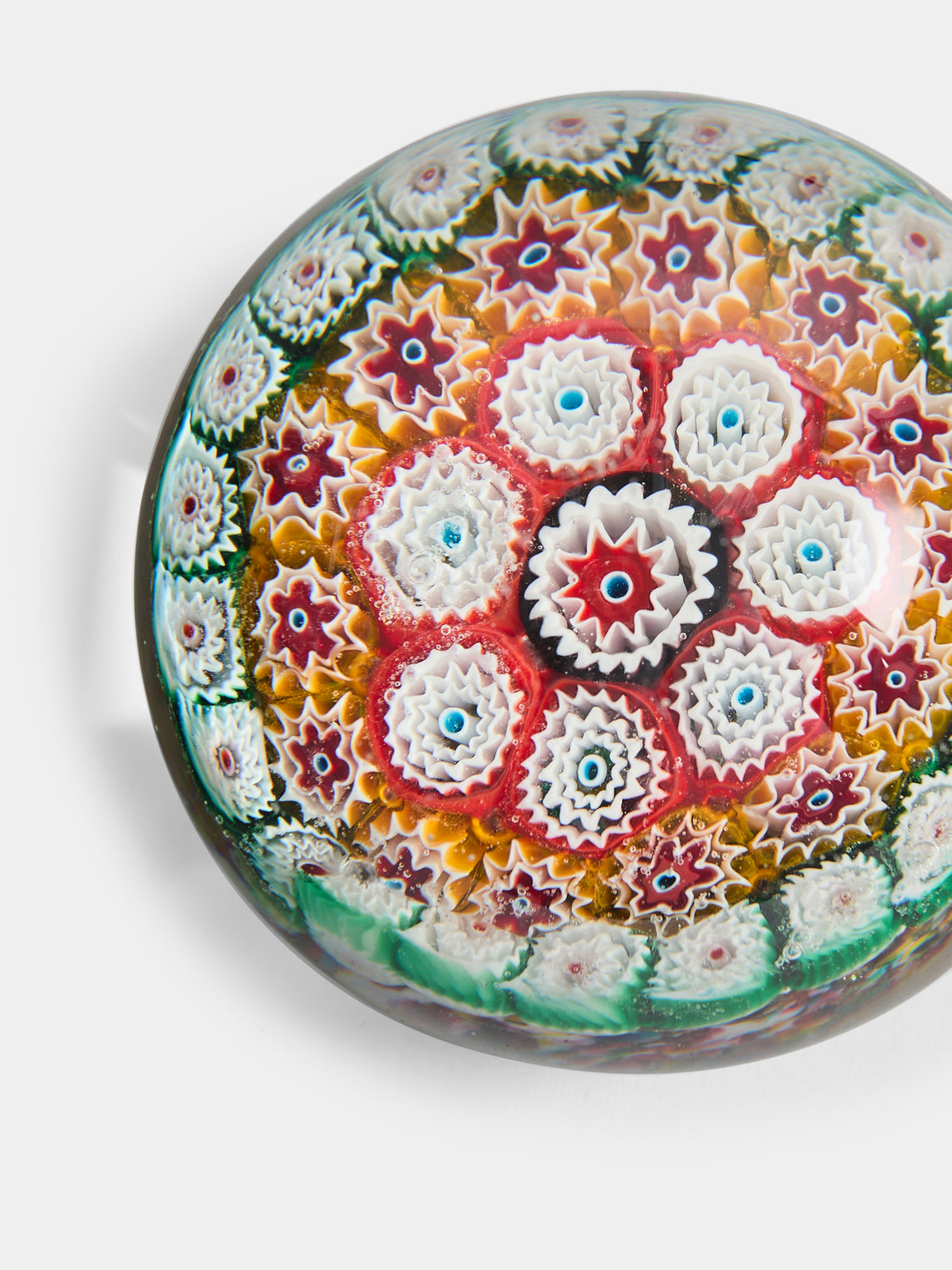 Antique and Vintage - 1930s Murano Glass Paperweight - Green - ABASK