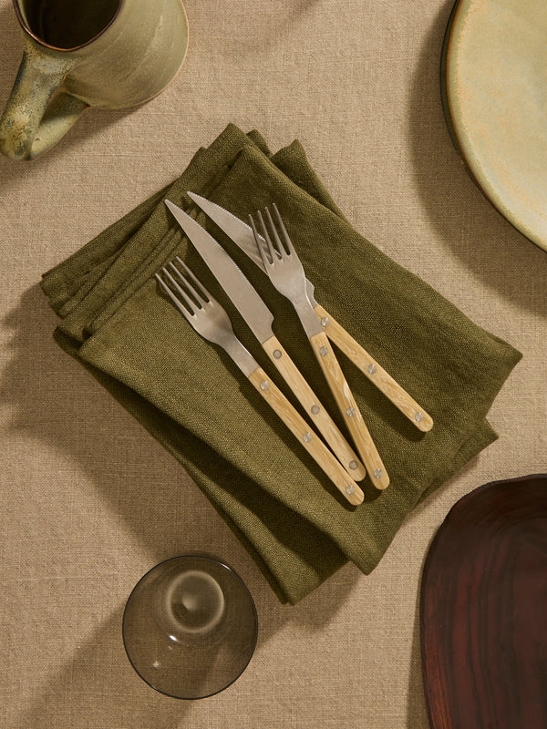 Libeco - Hudson Belgian Linen Napkins (Set of 6) -  - ABASK