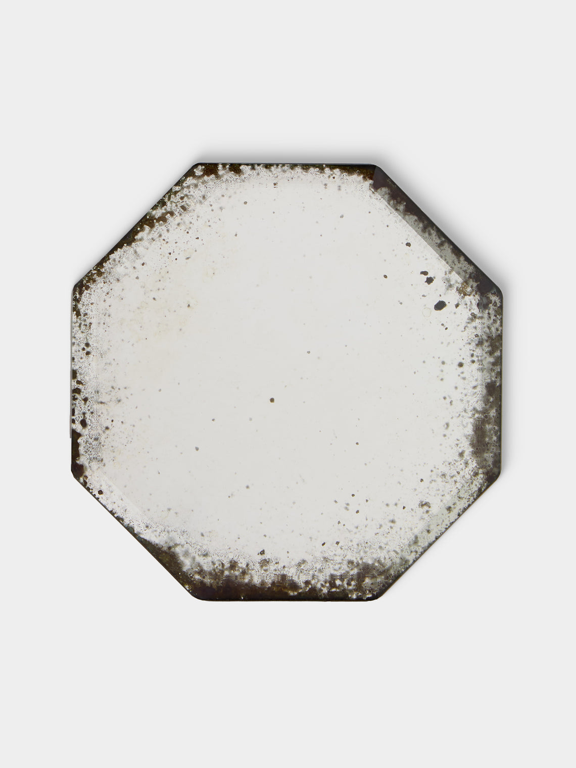 Borgo delle Tovaglie - Octo Mirrored Glass Coasters (Set of 6) - Silver - ABASK