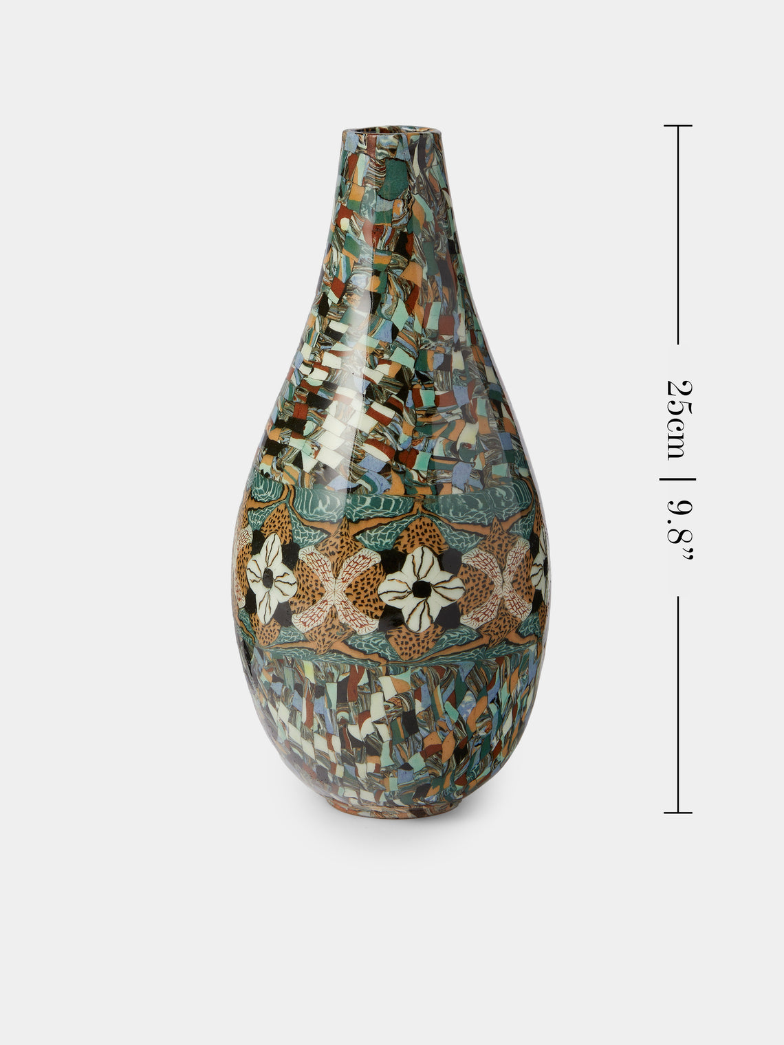 Antique and Vintage - 1950s Jean Gerbino Ceramic Vase (10in/25cm) - Multiple - ABASK