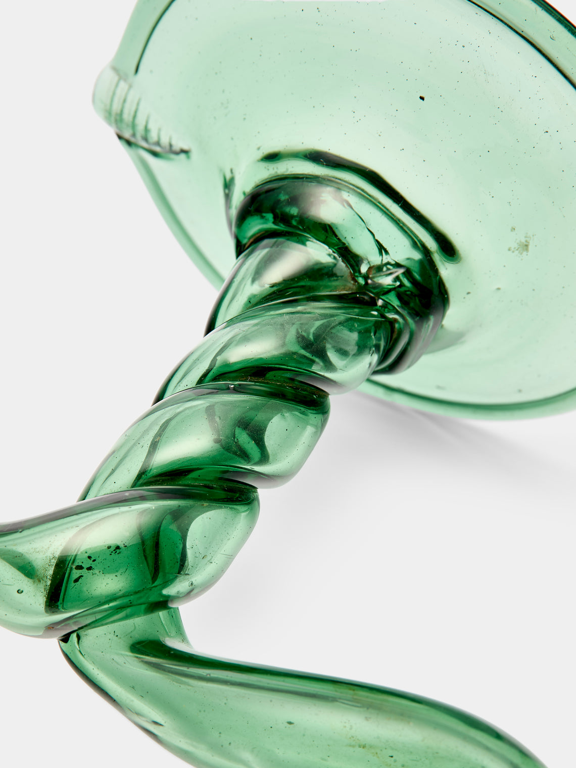 Antique and Vintage - 1950s Carlo Scarpa Murano Glass Candle Holder -  - ABASK