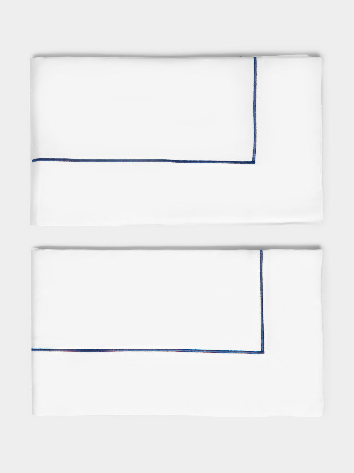 Loretta Caponi - Hand-Embroidered Cotton Pillowcases (Set of 2) -  - ABASK