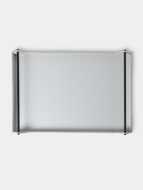RUDI - Circuit Leather Tray (24in/60.5cm) - White - ABASK - 