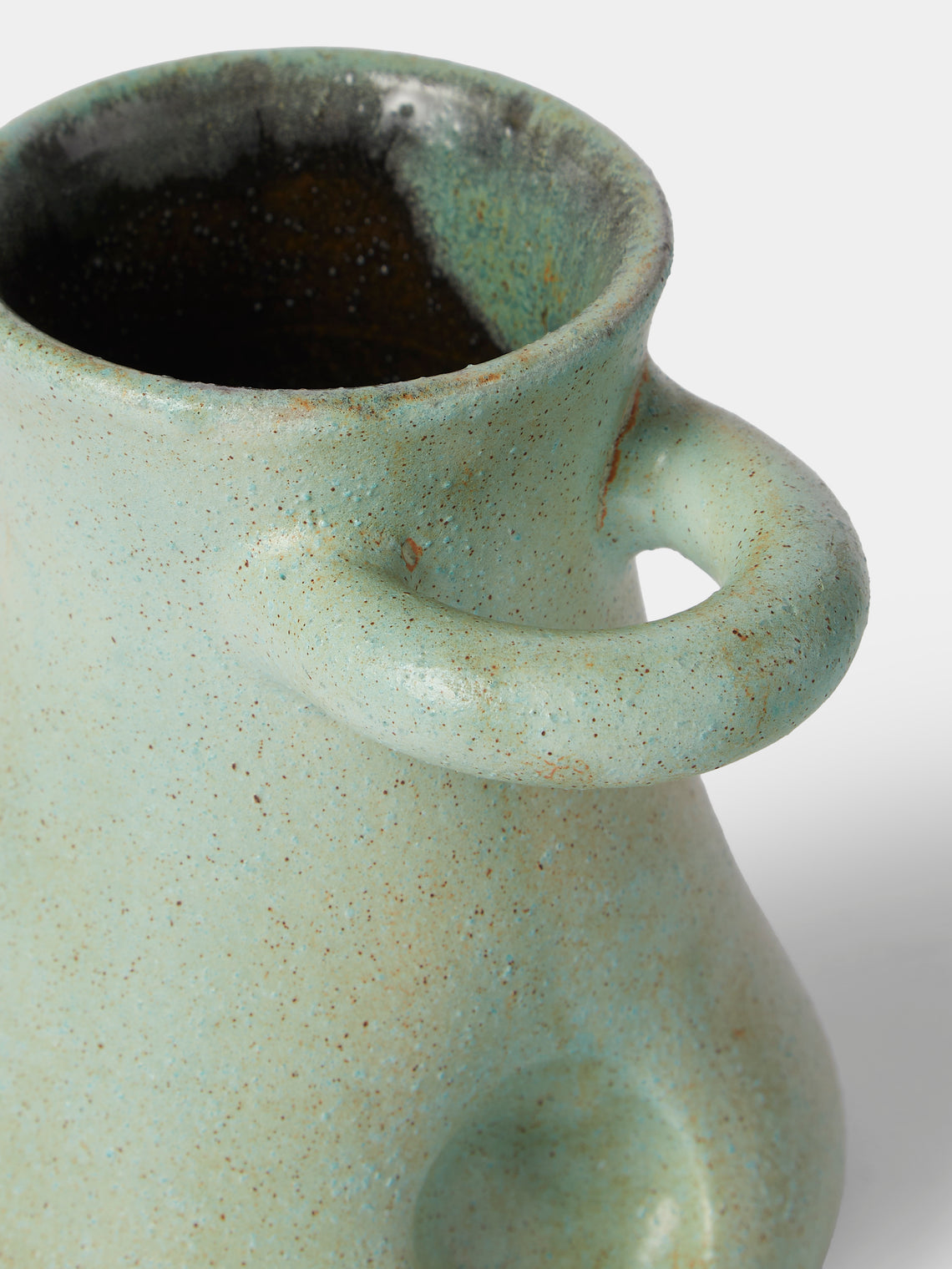 Antique and Vintage - 1950s Accolay Vase - Green - ABASK