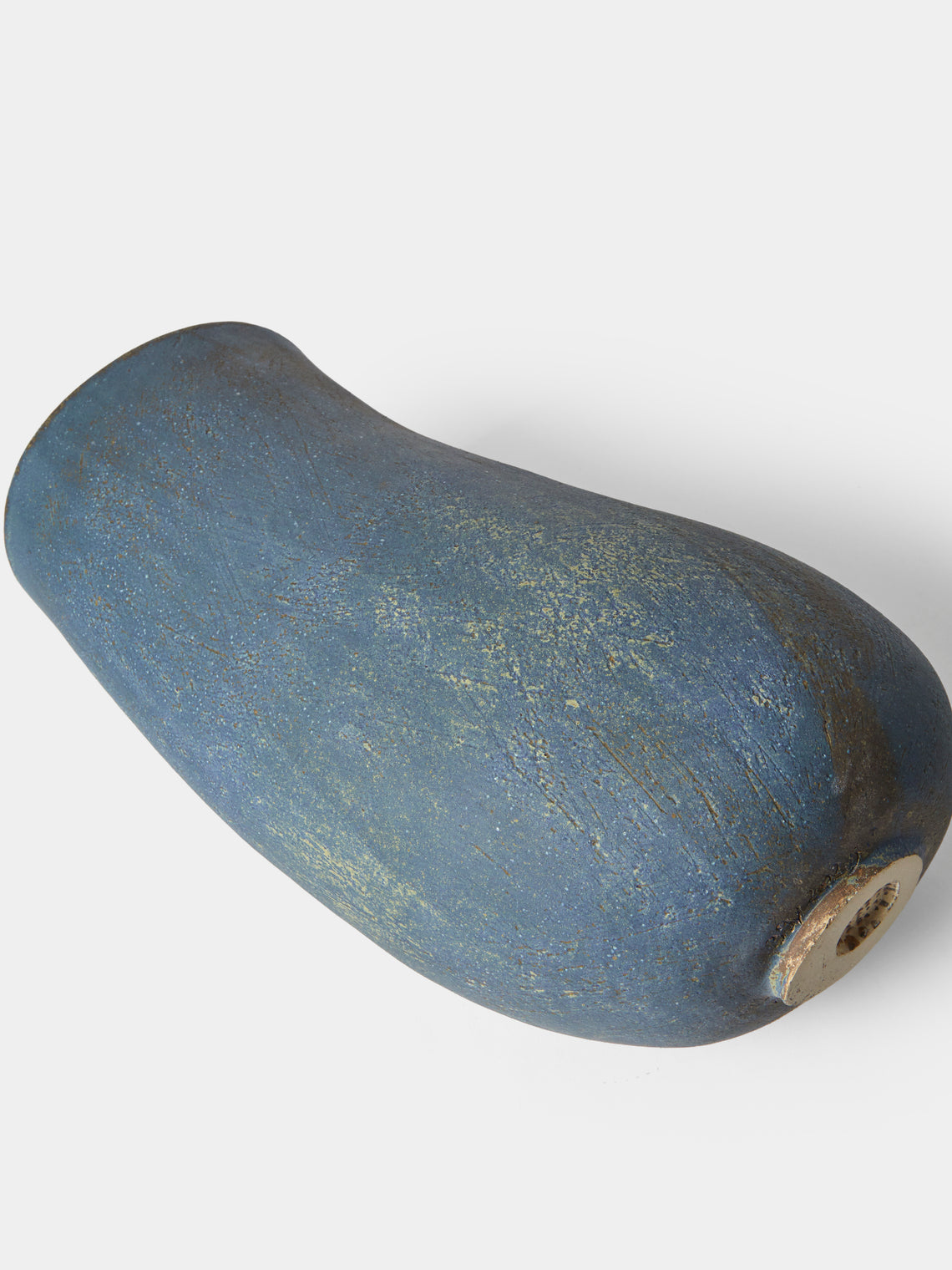Linda Ouhbi - 39/2025 Hand-Built Stoneware Vase (15.5in/39cm) - Blue - ABASK