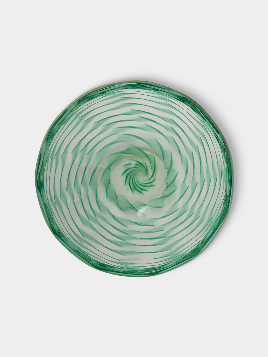 Antique and Vintage - 1930s Carlo Scarpa for Venini Glass Bowl - Green - ABASK