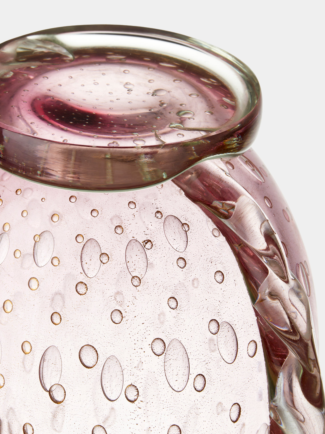 Antique and Vintage - 1970s Ercole Barovier Murano Glass Vase (16in/40.5cm) - Clear - ABASK