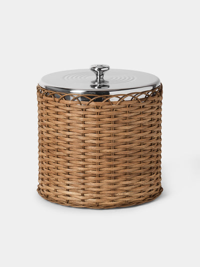 Pigment France - Menton Rattan Ice Bucket - Brown - ABASK - 