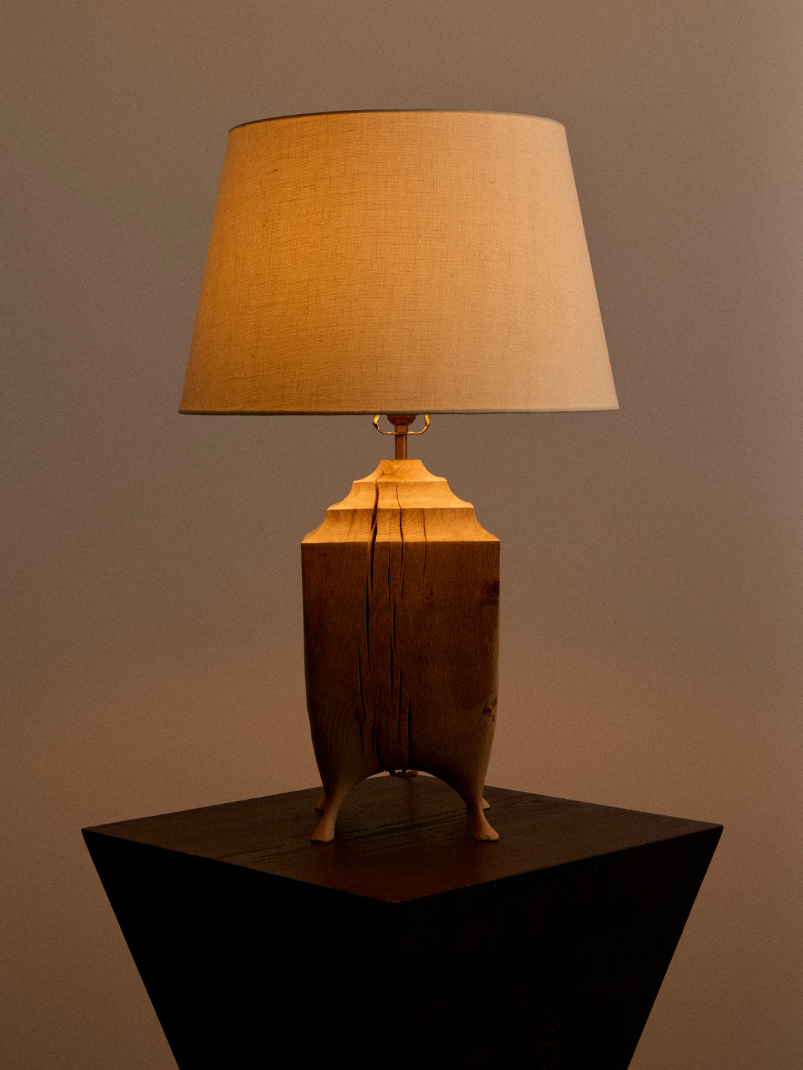 Jamie Gaunt Designs - No. 5 Natural Oak XL Table Lamp - Natural - ABASK