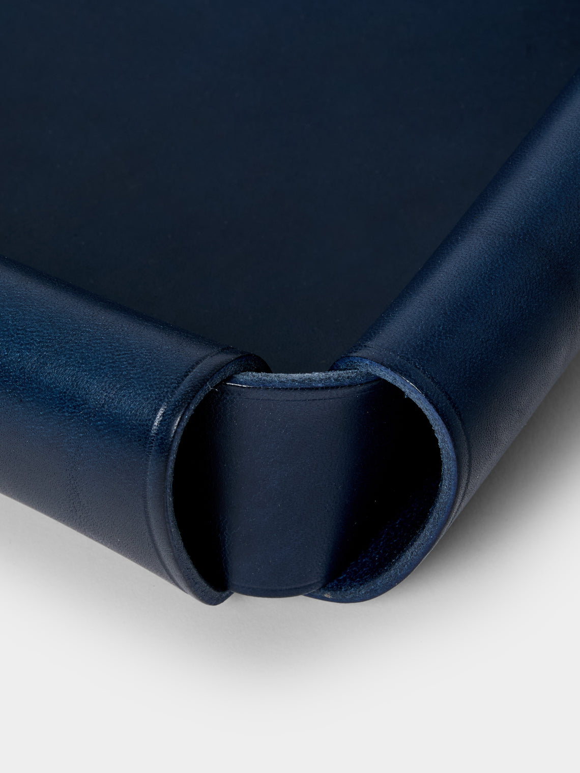 Otzi Studio - Assembly Leather Valet Tray (10in/26cm) - Blue - ABASK