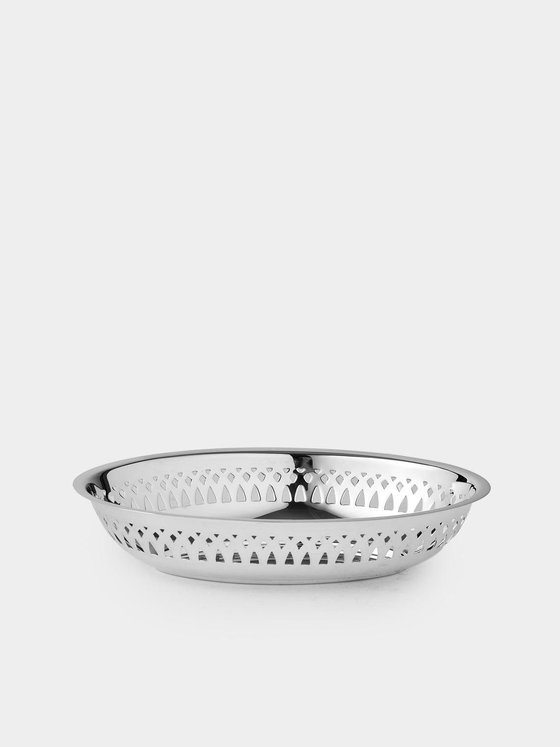 Ercuis - Élégance Regards Silver-Plated Basket - Silver - ABASK - 