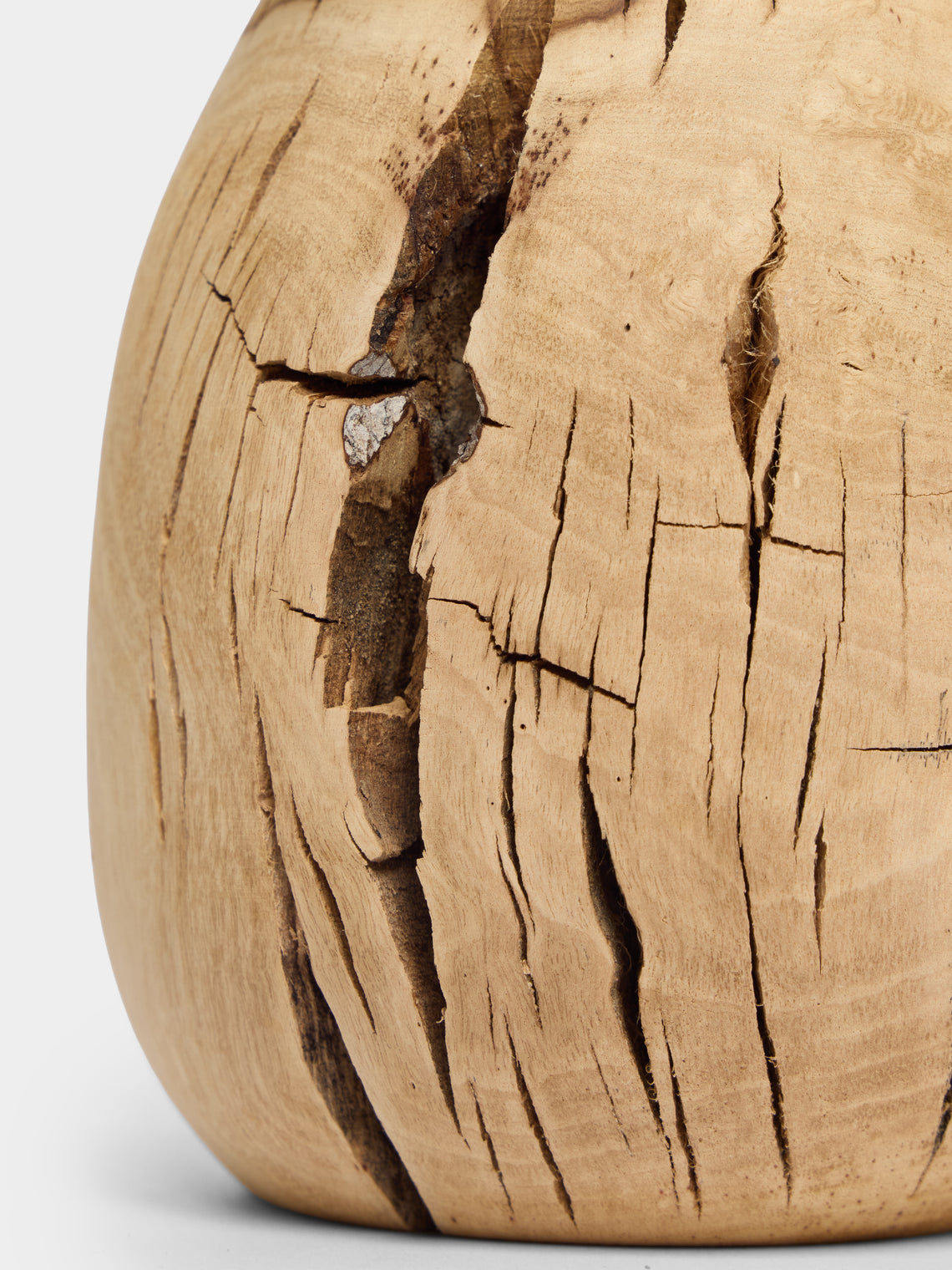 Thursday Furniture - Hand-Turned Fig Vase (9in/23cm) - Natural - ABASK