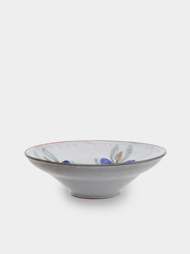 Antique and Vintage - Mid-Century Salad Bowl - White - ABASK - 