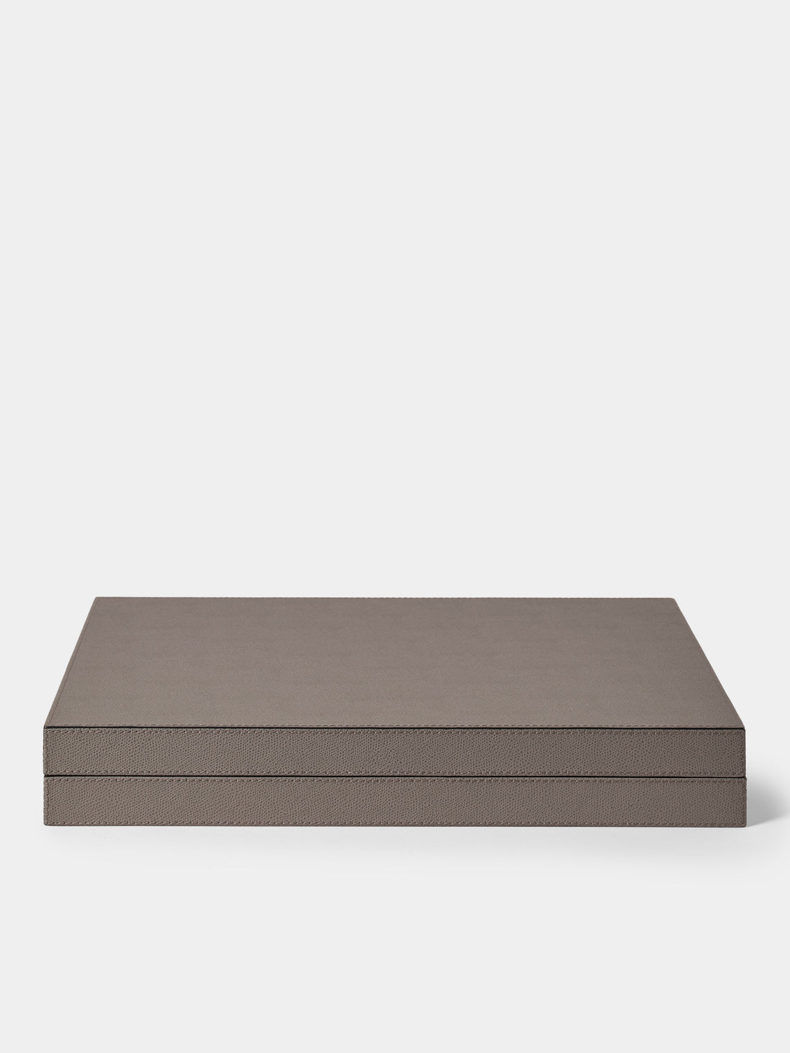 Giobagnara - Leather Backgammon Set - Brown - ABASK