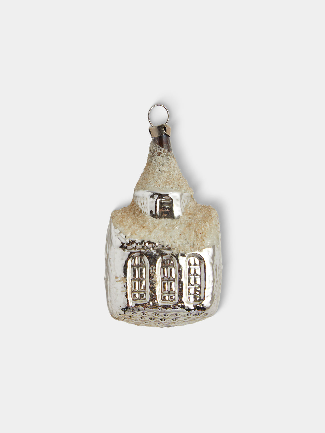 Antique and Vintage - Early-20th-Century Christmas Glass Baubles (Set of 14) - Silver - ABASK