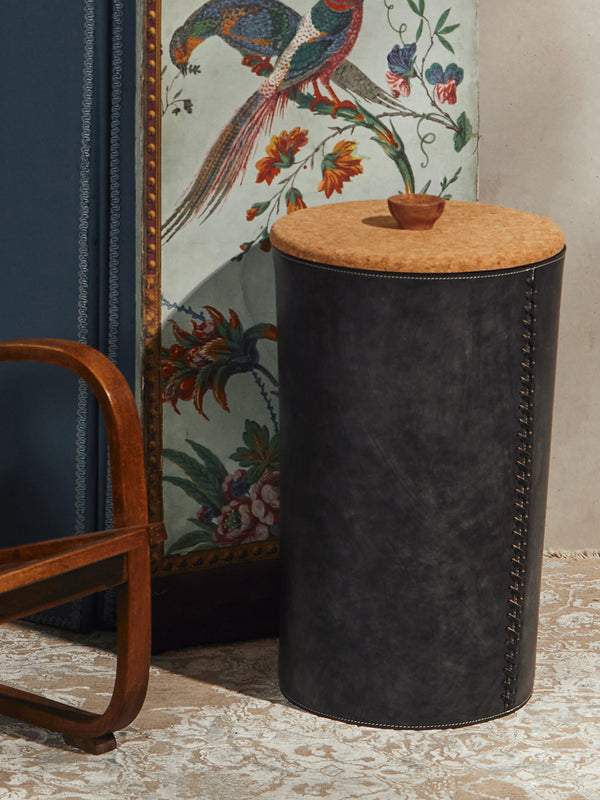 Otis Ingrams - Pithos Leather Laundry Basket -  - ABASK
