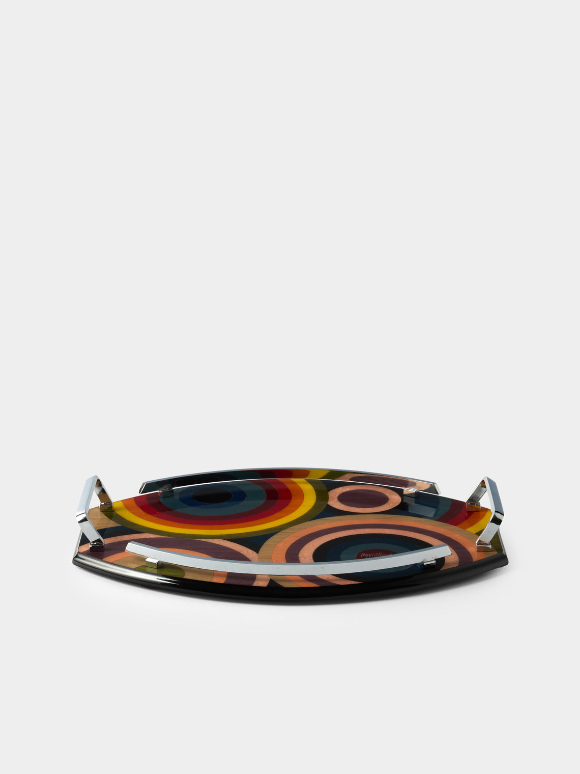 Mastellone Giuseppe - Wood Inlay Tray (12.5in/32cm) - Multiple - ABASK