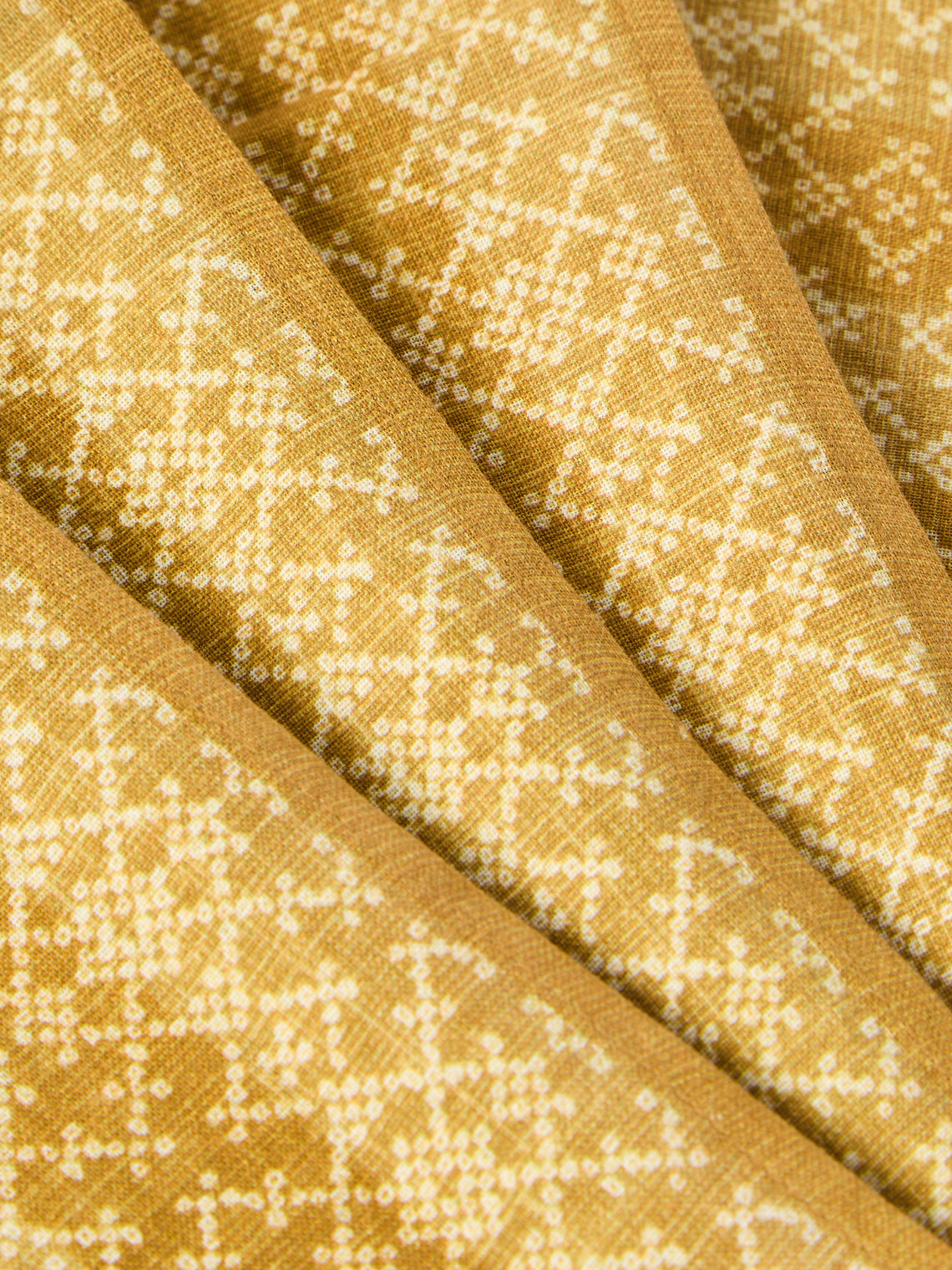 D'Ascoli - | Set of 4 | Annika Printed Linen Napkins - Yellow - ABASK