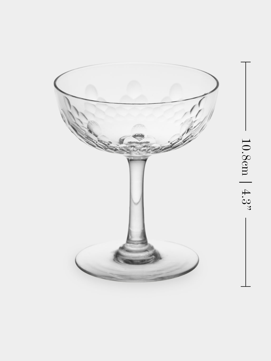 Antique and Vintage - 1920s Baccarat Crystal Champagne Coupes (Set of 12) - Clear - ABASK