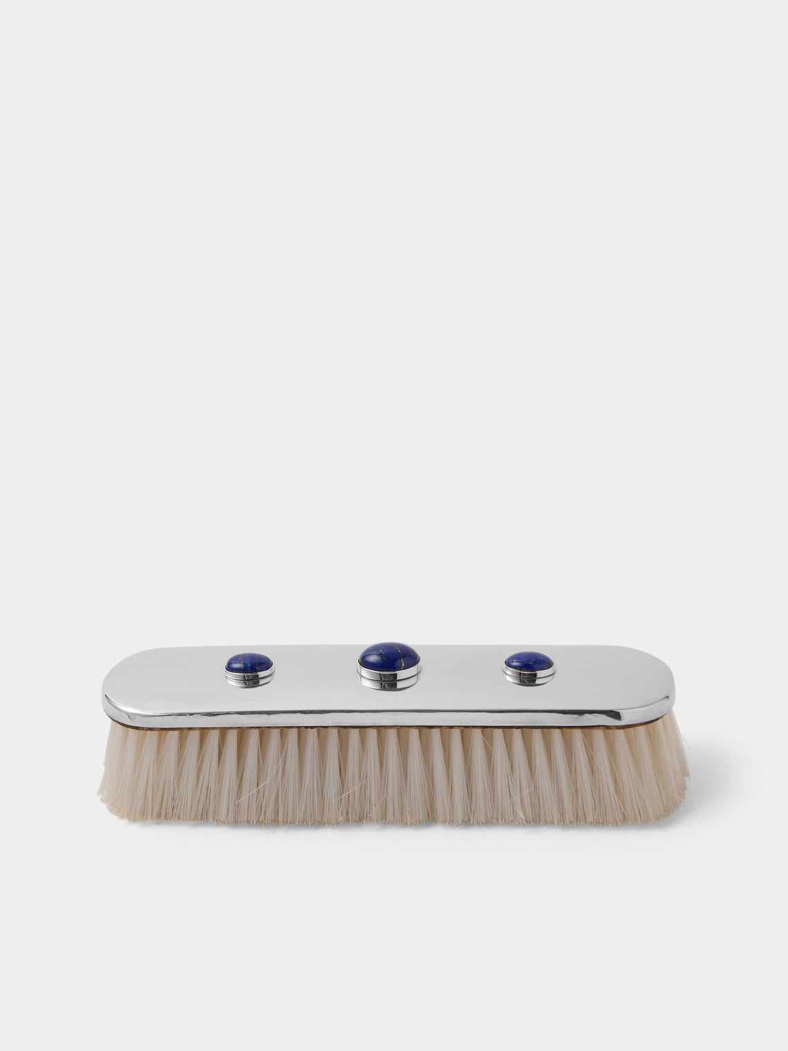 Tavares 1922 - Silver and Lapis Lazuli Suit Brush - Silver - ABASK - 