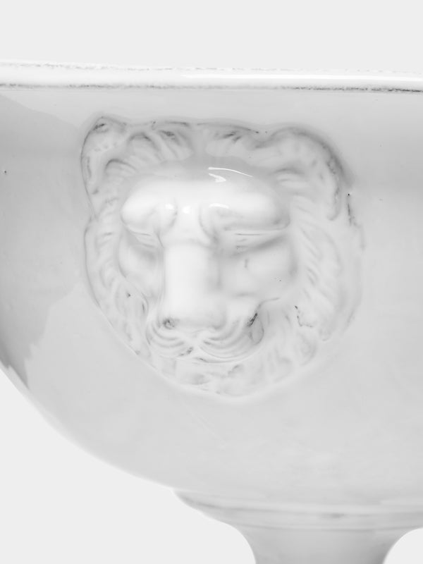 Astier de Villatte - Lion Hand-Glazed Ceramic Fruit Stand -  - ABASK