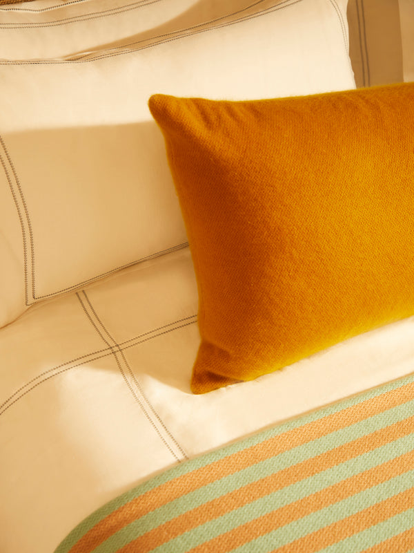 Volga Linen - Hem-Stitch Linen King Duvet Cover -  - ABASK