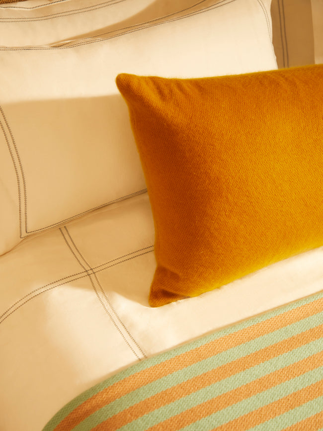 Volga Linen - Hem-Stitch Linen King Duvet Cover -  - ABASK