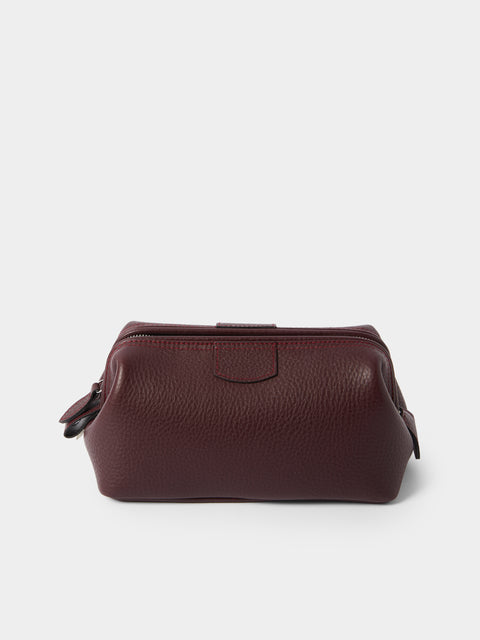 F. Hammann - Mousetrap Leather Medium Wash Bag - Burgundy - ABASK - 