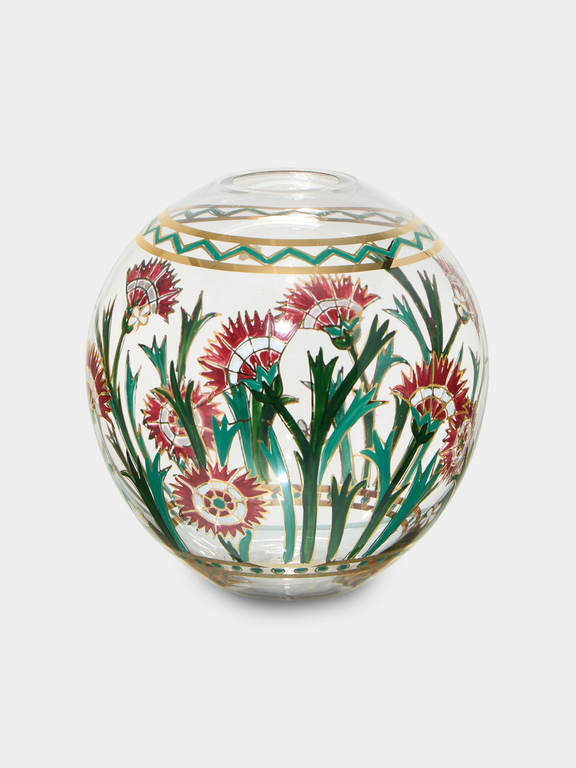 Lobmeyr - BV60 IV Persian Flowers Hand-Blown Crystal Bud Vase (4in/10cm) - Multiple - ABASK - 