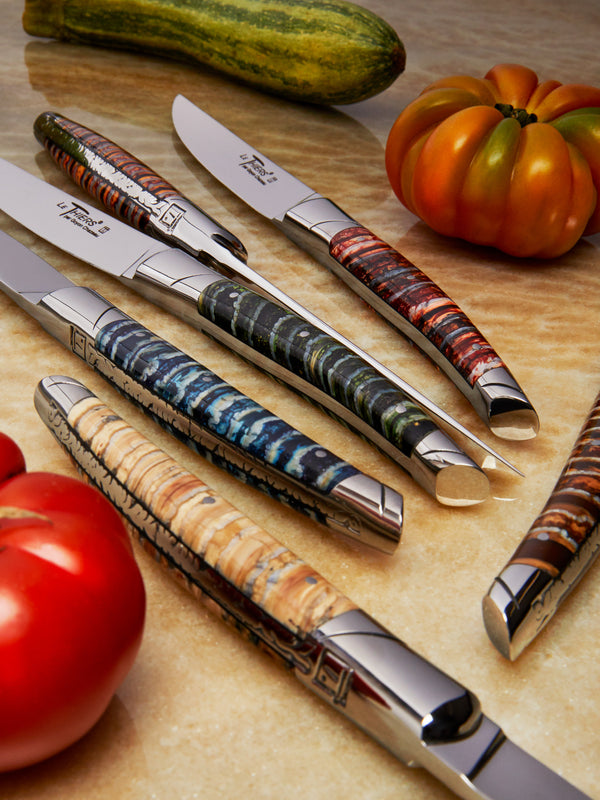 Goyon-Chazeau - Le Thiers Prestige Woolly Mammoth Steak Knives (Set of 6) -  - ABASK