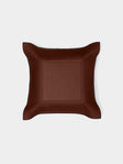Giobagnara - Jack Leather Square Valet Tray - Brown - ABASK - 