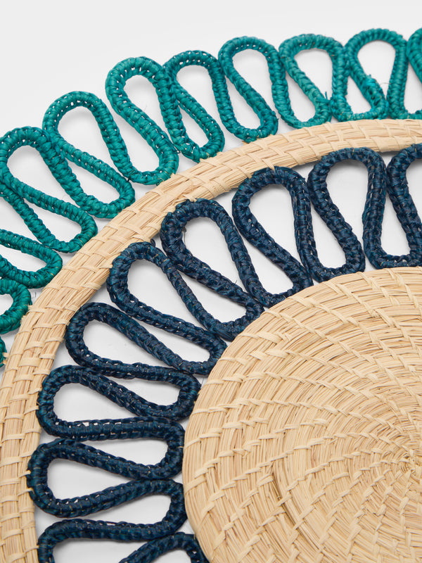 Coro Cora - Magnolia Dos Handwoven Iraca Palm Placemats (Set of 4) -  - ABASK