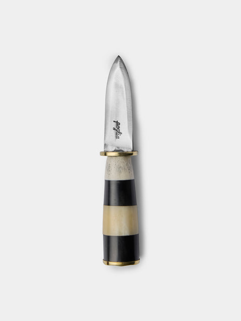 Poglia - Horn, Bone and Brass Oyster Knife - Multiple - ABASK - 