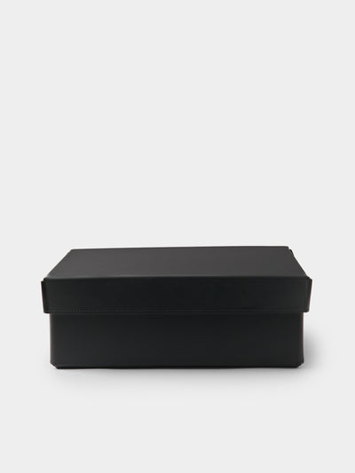 Pinetti - Origami Leather Small Storage Box - Black - ABASK - 