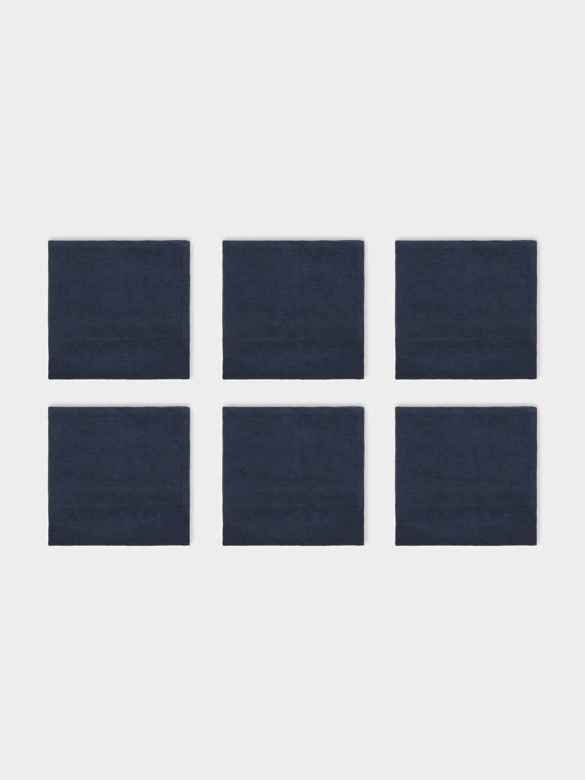 Libeco - Hudson Belgian Linen Napkins (Set of 6) -  - ABASK