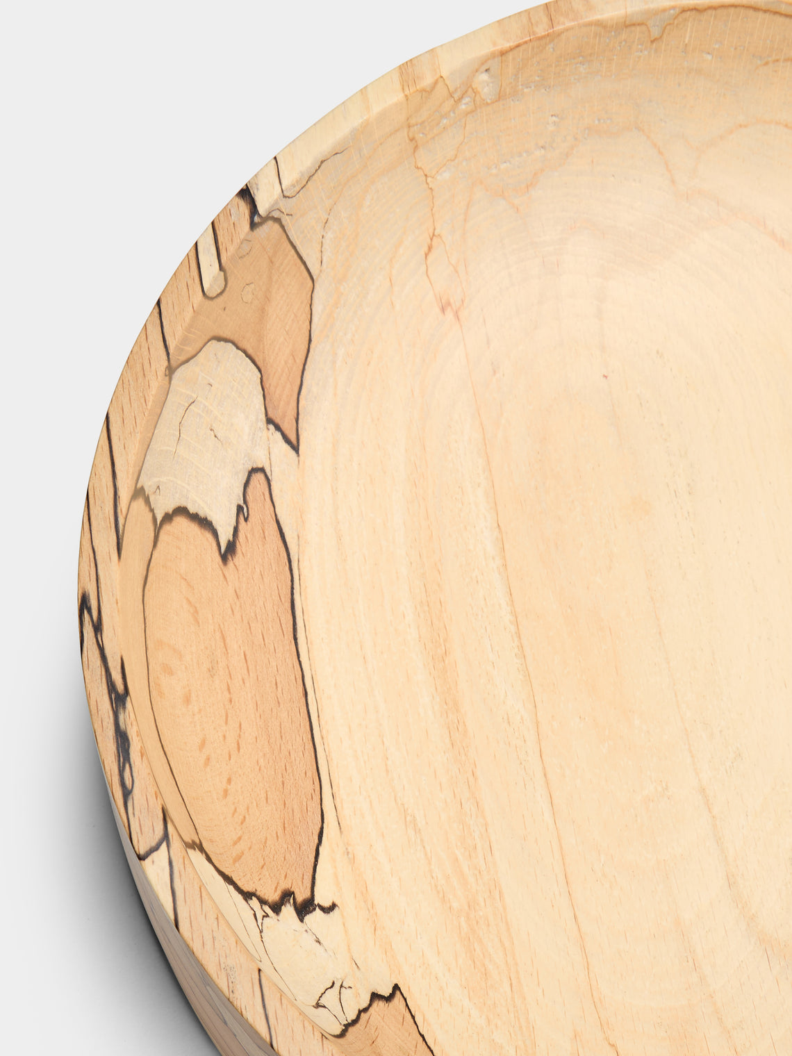Bird & Branch - Hand-Turned Spalted Beech Medium Bowl - Natural - ABASK
