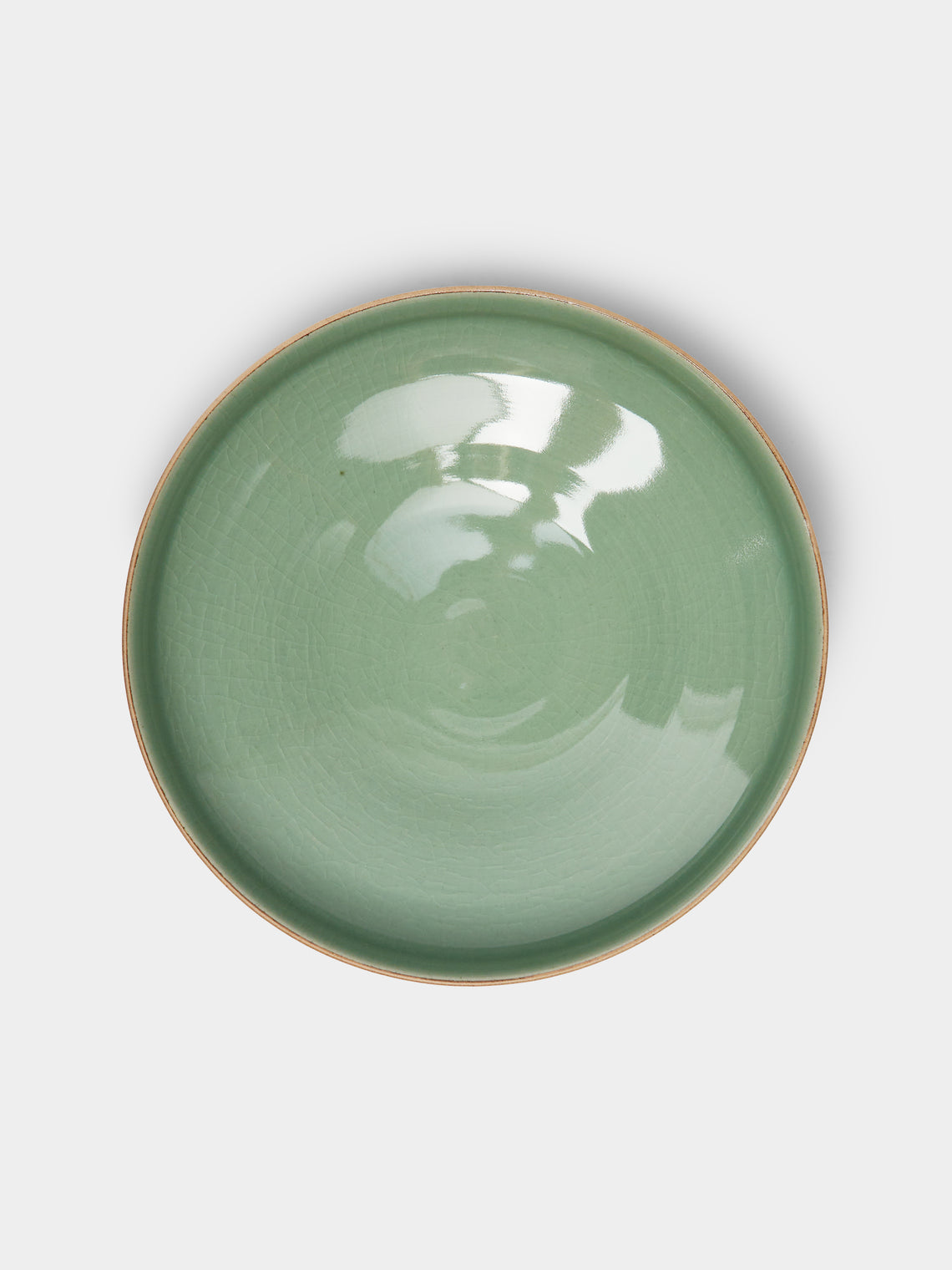 Kim Pan-ki - Comb Pattern Celadon Serving Bowl -  - ABASK